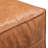 Taos Full-Grain Genuine Leather 37" Square Ottoman