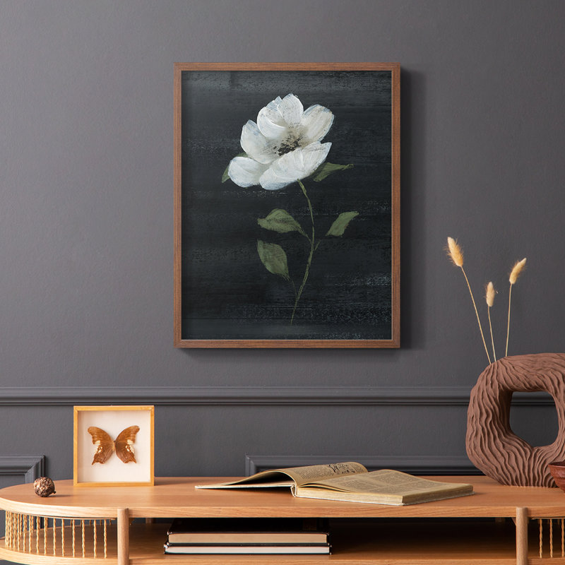 Country Botanical II, reproduction encadrée - bois massif, Brun, H 20 po x l 16 po