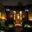 Solar Post Lights With Spooky Haunted House Design, 40" Halloween Outdoor Decor For Patio, Garden, Yard & Pathway