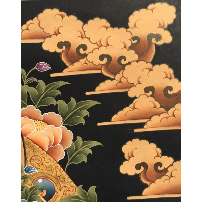 Blanc Tara Thangka (Thangka sans brocart)
