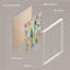 Encadré multicolore éclaboussures de peinture, ensemble de 4 impressions murales géométriques abstraites encadrées sur papier, impression de 4 pièces-93012012-93012015