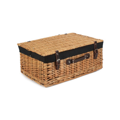 Wicker Hamper with Lining