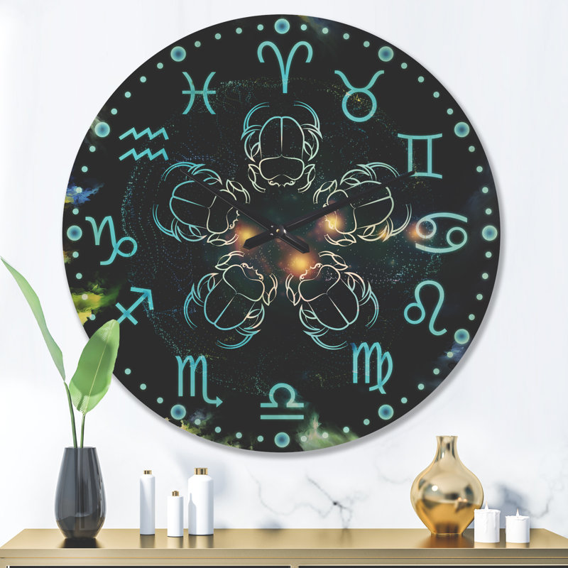 Horloge murale Astrology, Grand
