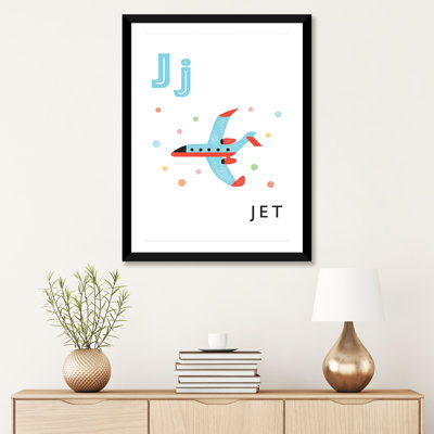 Alphabet Flash Cartes J - impression d'art graphique