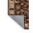 Machine Washable French Brown Area Rug