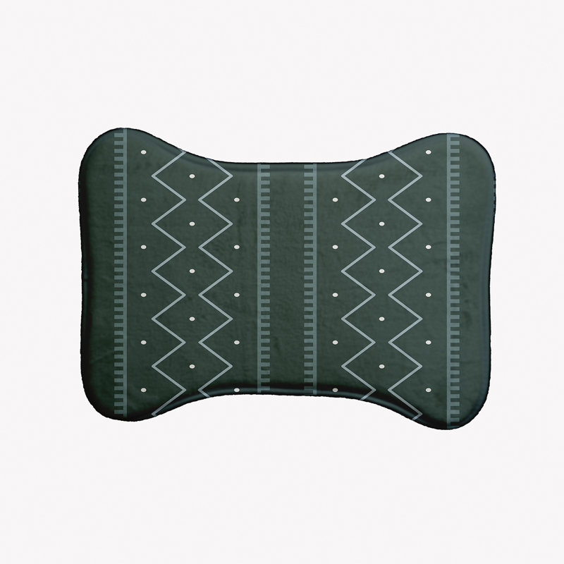 Napperon Mudcloth, Vert foncé