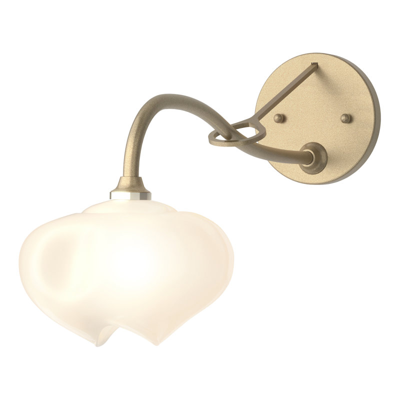 Ume 1 - Light Hardwired Armed Sconce, Soft Gold