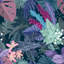Tropical Jungle Leaves Abstract Botanical Plants Modern Nature Wall Mural-1976715779
