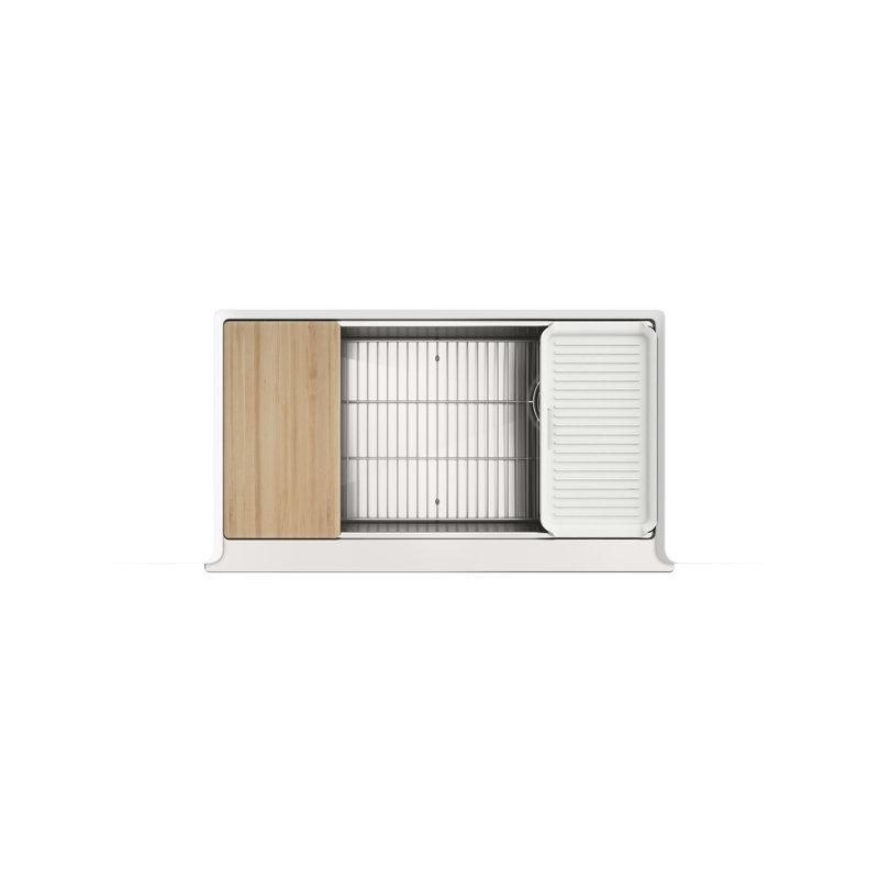 Vault 36" Stainless Steel Farmhouse Apron-Front Kitchen Sink