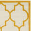 Tapis ivoire / doré en laine touffeté à la main Cannen-152252596