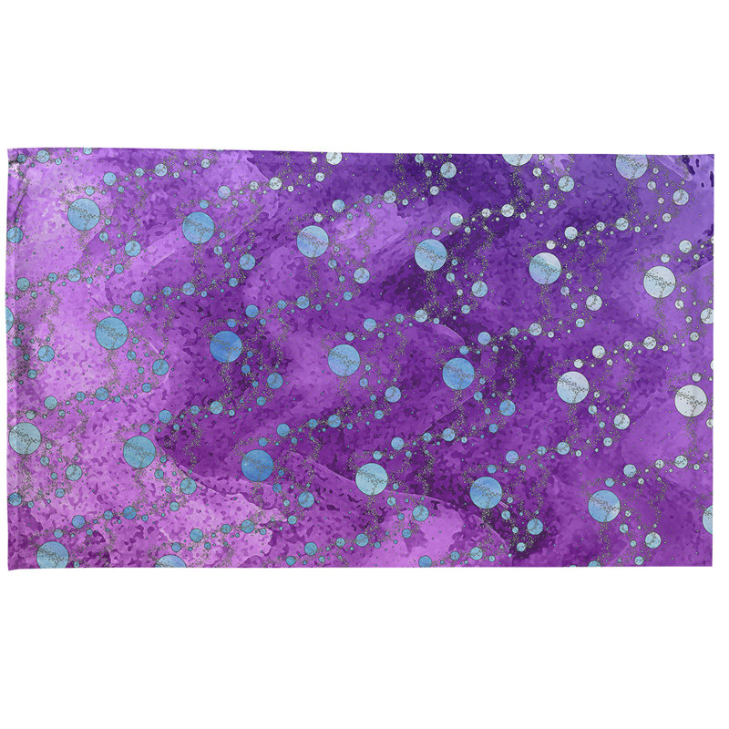 Mcguigan Tea Towel Kitchen Towel, Poly Twill, Pink/Blue