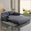 Grand canapé-lit escamotable de 63,8 po, canapé-lit convertible 3 en 1 avec rangement latéral, causeuse multifonctionnelle en velours pour le salon, la chambre à coucher, un appartement, un bureau-1012807531