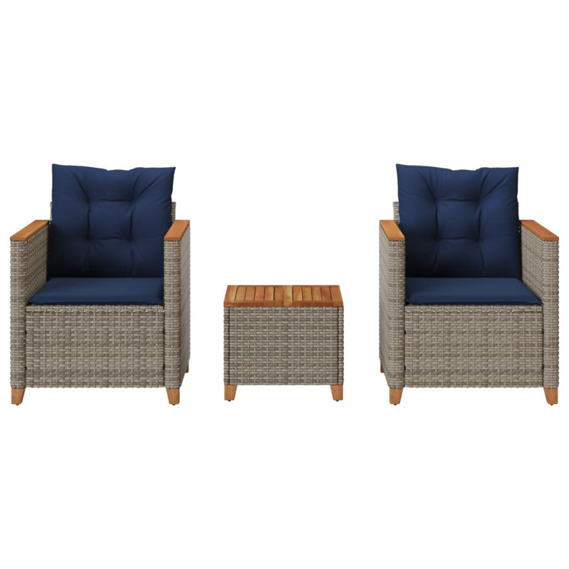  Bistro Set Grey
