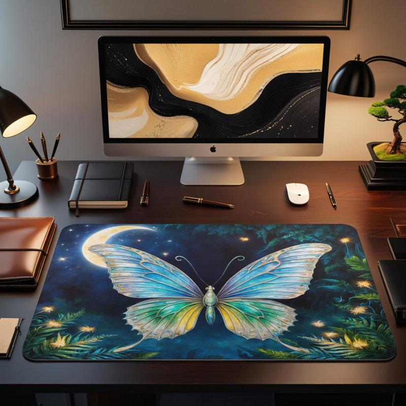 Polyester Desk Pad, 31.5x15.5