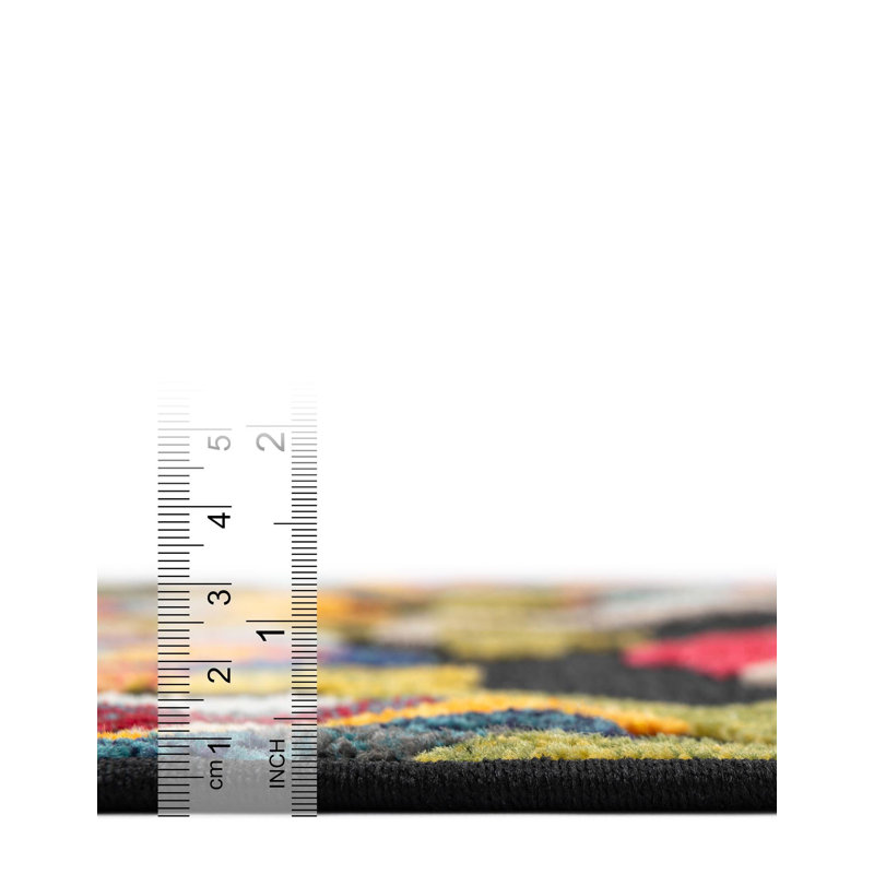 Tapis Bungalow Rose Nahla Caimin, Rectangle 6 pi 1 po x 9 pi