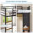 Triple Bunk Bed With 9 Storage Drawers And Open Shelf, Twin Over Twin Over Twin Bunk Beds With Led Lights, Bedside Caddy, Decorative Mesh, Metal 3 Bed Bunk Bed Frame For Teens And Adults, Black-947030953