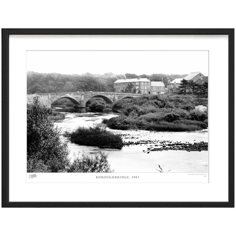 Boroughbridge, 1907 - Single Picture Frame Print, 45cm H x 60cm W x 2.3cm D