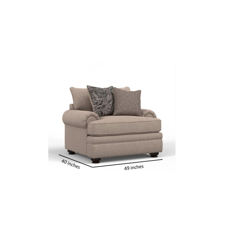 Fauteuil et demi Ludovica, Polyester sable