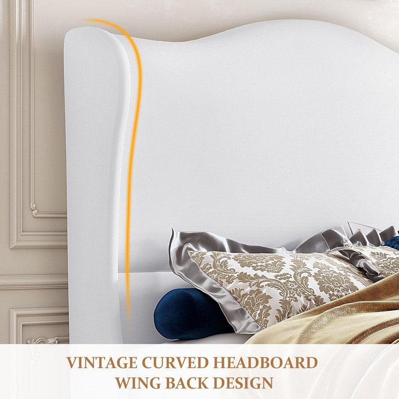 Clairemarie Upholstered Platform Bed