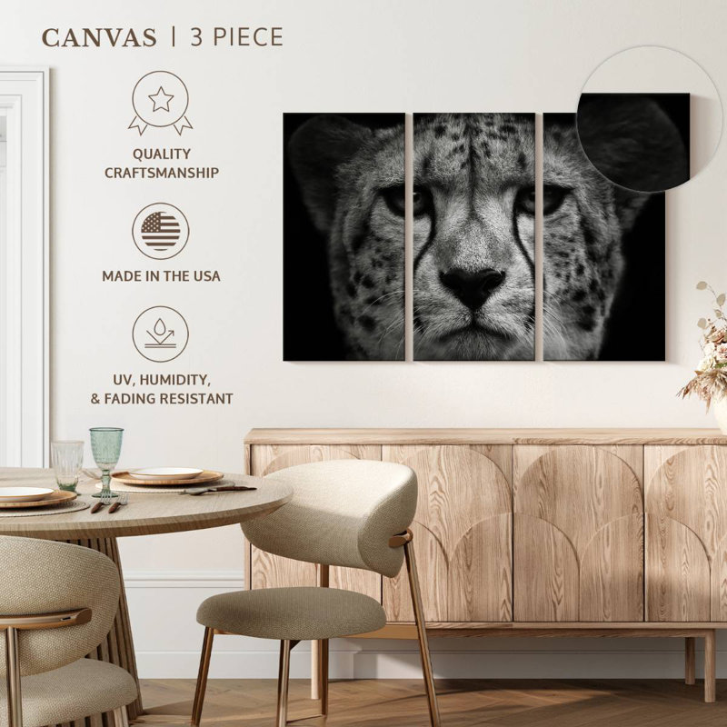 Brampt Wild Cat Portrait, 32" H x 50" W