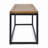 Wood And Metal Bench