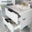 Meuble-lavabo flottant en MDF peu encombrant avec lavabo en céramique de style moderne pour la salle de bain
