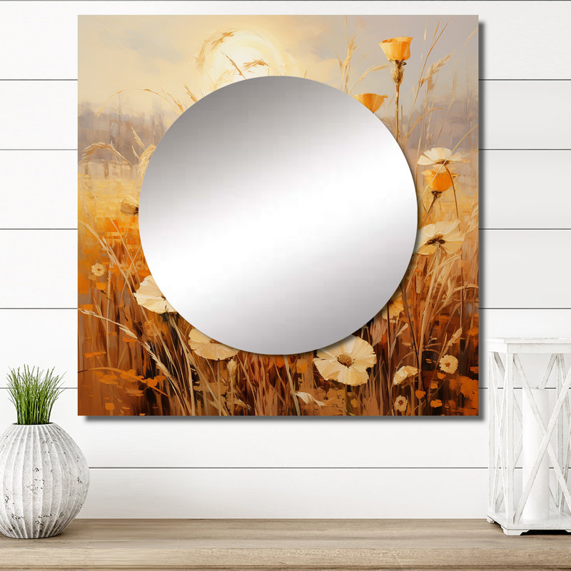 Nahdia - Miroir carré pour plantes et fleurs, 29 po x 29 po
