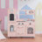 Teamson Kids Retro Wooden Play Kitchen with Chalkboard, Pretend Icemaker & Accessories-15101462