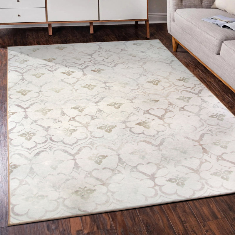 Leilani Performance Flatweave Washable Oriental Indoor / Outdoor Rug, Rectangle 5' x 7'
