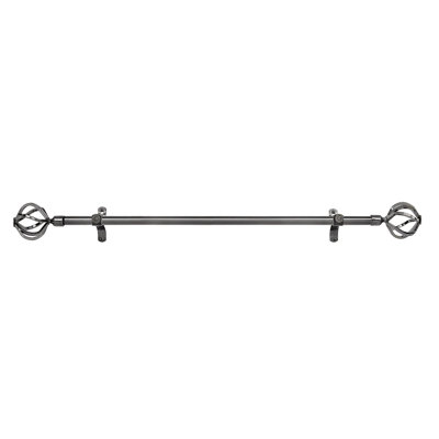 Tringle à rideaux simple métallique 1 po
