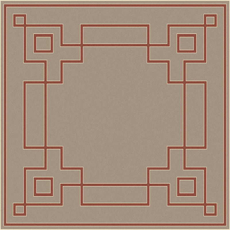 Amherst Geometric Rug, Square 7'3"