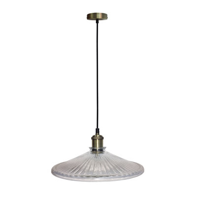 Barhorst 1 - Light Nickel Cone Pendant