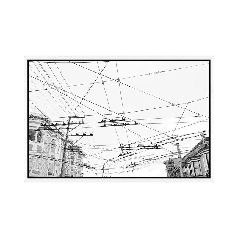 San Francisco XIX by Bethany Young - Print on Canvas, 45.72cm H x 66.04cm W x 3.81cm D, White Framed