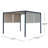 STEEL 9.5 X 9.5 FT. GAZEBO