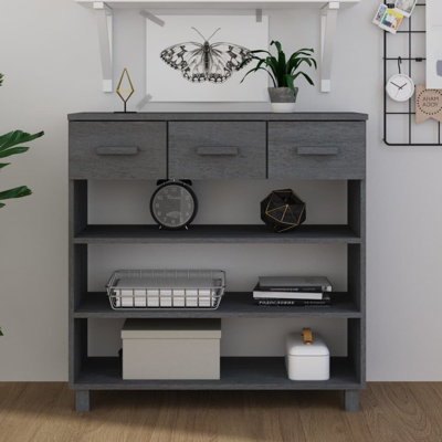 Wardrobe HAMAR Solid Wood Pine Storage Cabinet Armoire Multi Colours