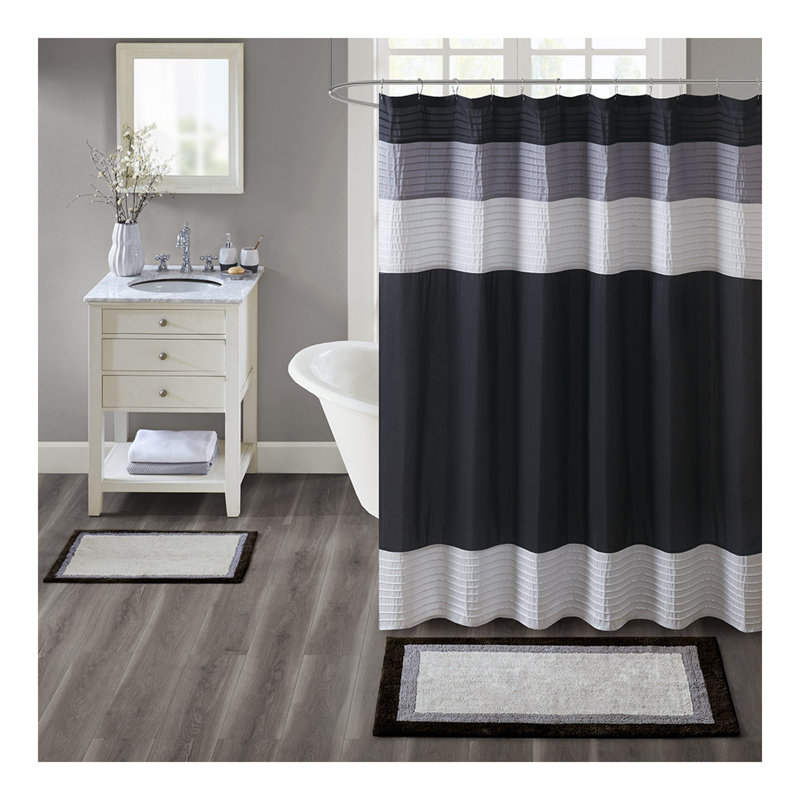 Cotton Tufted Bath Rug, Single- 20" L x 30" W