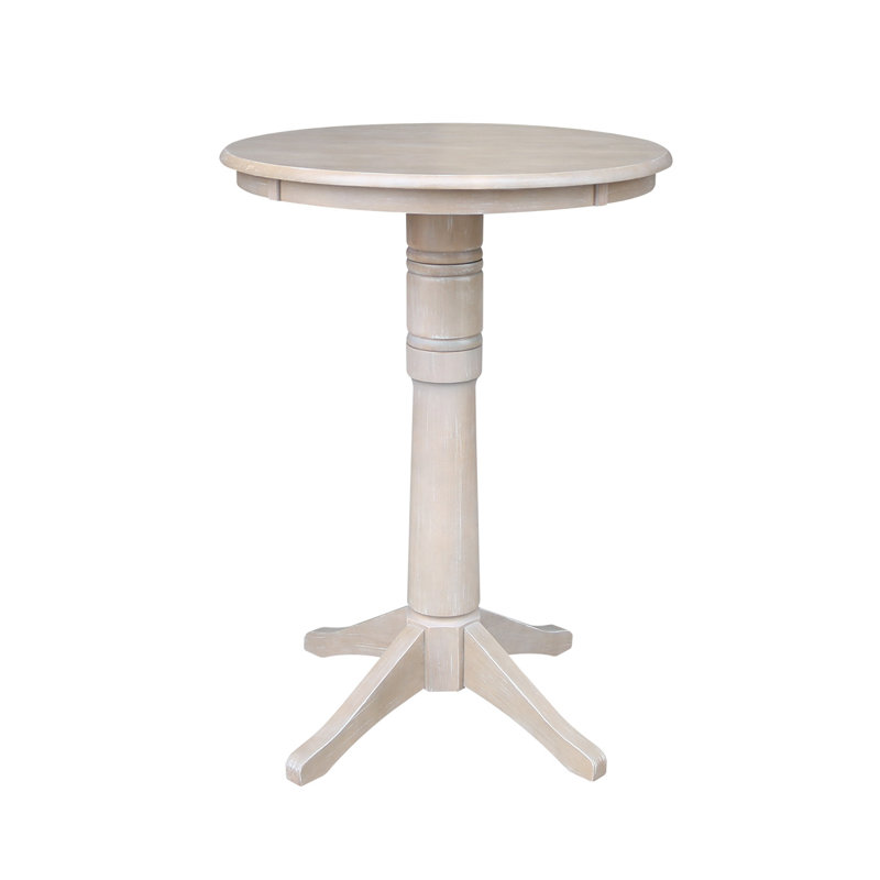 Table de salle à manger Craighead, H 41,9 po x L 30 po x l 30 po, Taupe-gris délavé