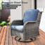 Keijuan 5 - Person Patio Conversation Set with Cushions-706703322-704699147