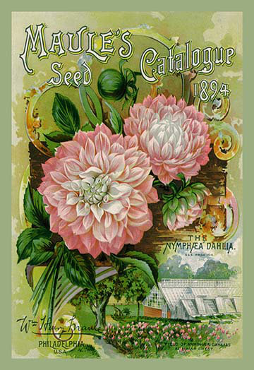 Catalogue d’amorçage maule, 1894 affiche rétro
