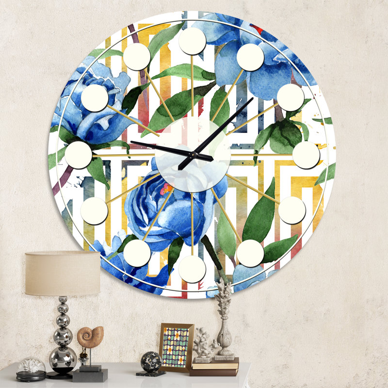 Horloge murale rétro Mid-Century, Moyenne