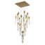 Lustre en métal doré 25 lumières avec cristaux transparents-1414987824-1414987825-1414987821