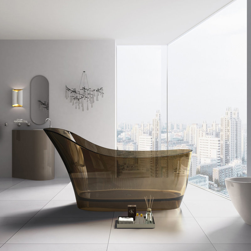 Baignoire de trempage autoportante 67 po. X 30 po. 67 po. X 30 po.