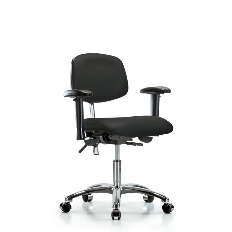 Chaise de travail Blue Ridge, Noir, Non inclus, Roulettes