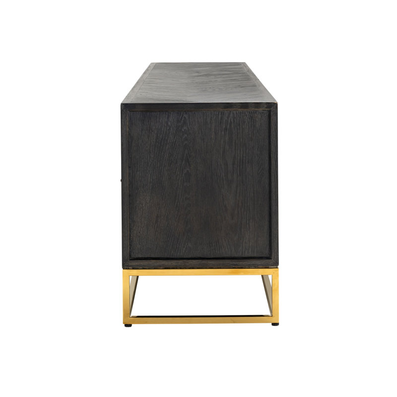Blackbone Media Console, Black/Gold, 79"