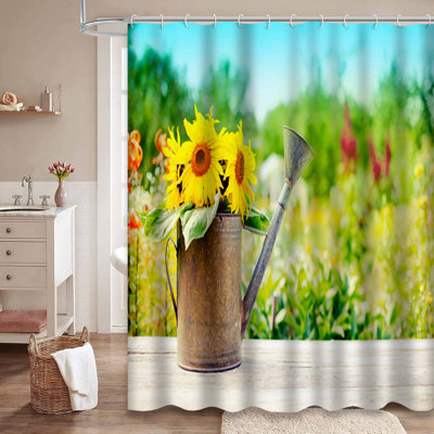Sunflowers Summer Garden Agriculture Beautiful Beauty Bloom Blossom Bright with 12 Hooks