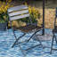 Chaise d'appoint pliante d'extérieur Fleischer