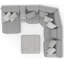 Canapé modulaire en U Robyn