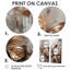 Or rose papillon, ailes et fleurs I - impressions d'art sur toile dorées-114713405-114713406-114713407