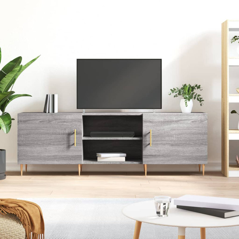 Adamsburg TV Stand for TVs up to 65", Grey Sonoma