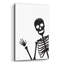 «Peek-a-boo Skeleton» par Susan Ball, art mural en verre acrylique-1988345149